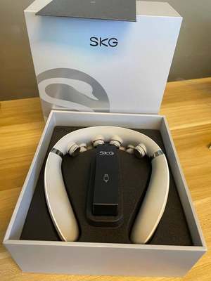 新品SKG颈椎按摩器G7PRO尊贵版物理推揉颈部脉冲H7豪华按摩仪热灸