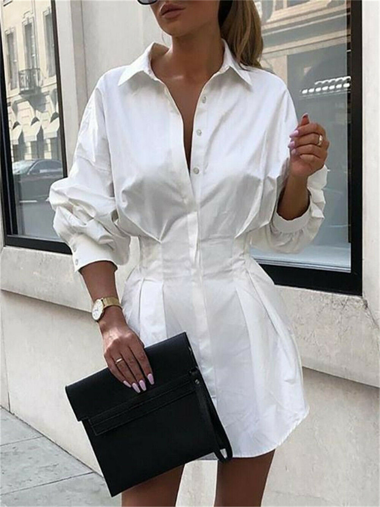 Down Collar Short Mini Dresses Party Clubwear Date