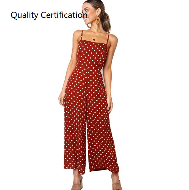 Wide Leg Pants Rompers Holiday Backless Bow Leotard Overalls