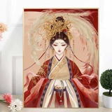 Diamond Diamond Plound of Diamond Poster Diamond Cross Emprocery 2023 Новая китайская гостиная спальня простая бриллиантовая вышивка