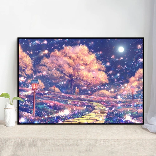 Бриллиантовая живопись 2023 Новый мультфильм слегка паттен алмаз