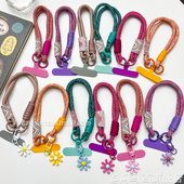 挂扣吊坠旅游出行户外拍照逛街结实防丢防偷防抢手提手机壳挂绳男女短款 新款 ins国风祥云编织手腕绳时尚 潮流