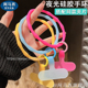 夜光液态硅胶手机手环扣挂件精致男女款 手腕绳防丢掉手机挂绳挂饰短原创手机垫片夹片卡垫高级手腕结实手机链