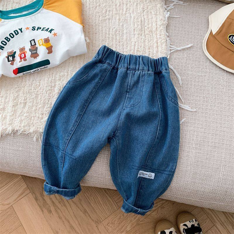 宝宝牛仔裤春秋新款男童简约哈伦裤婴幼儿纯色软牛仔裤儿童裤子,童装/婴儿装/亲子装,裤子,淘宝优惠券,粉丝福利购,淘宝优惠卷