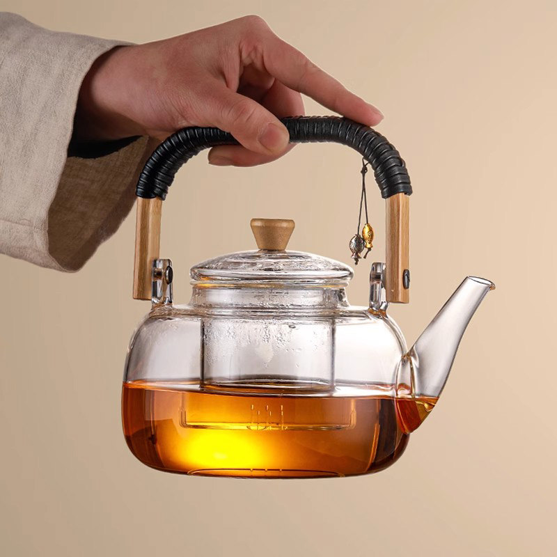 煮茶壶2024新款可明火电陶炉煮茶器提梁壶耐高温办公室茶具套装,餐饮具,茶壶,淘宝优惠券,粉丝福利购,淘宝优惠卷