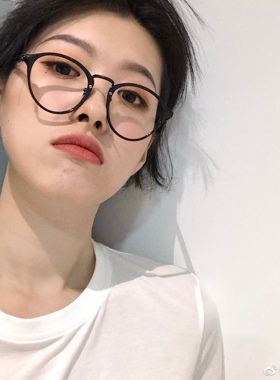 明星网红顽童大人同款黑色眼镜框小红书安利可爱素颜神器眼镜女男