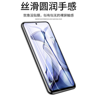 适用米11t钢化膜11tpr小o手机膜xiaom11t全屏覆盖pro抗蓝十一t pro防摔11tpr0防爆pori防指纹高清保护贴光膜1