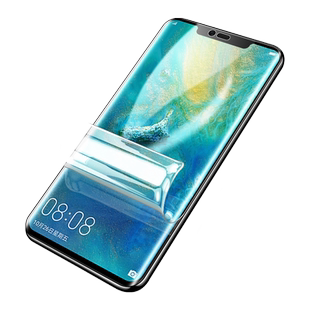 华为mate20pro钢化水凝膜mate20x手机膜meta20全屏覆盖mt20蓝光por全包边5G屏幕20X防摔爆保护软膜魅特20贴膜