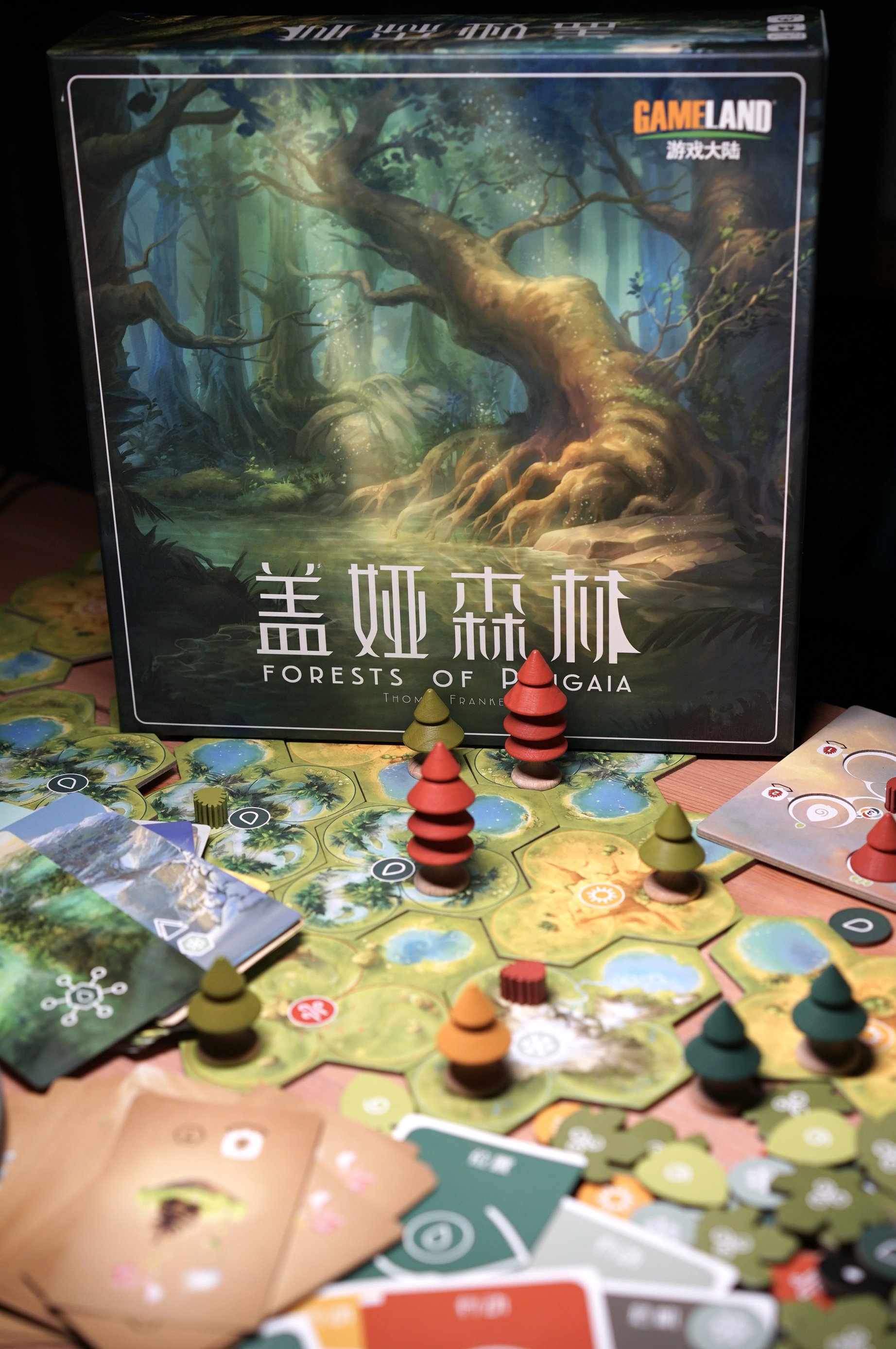 竞技策略桌游GAMELAND盖娅森林