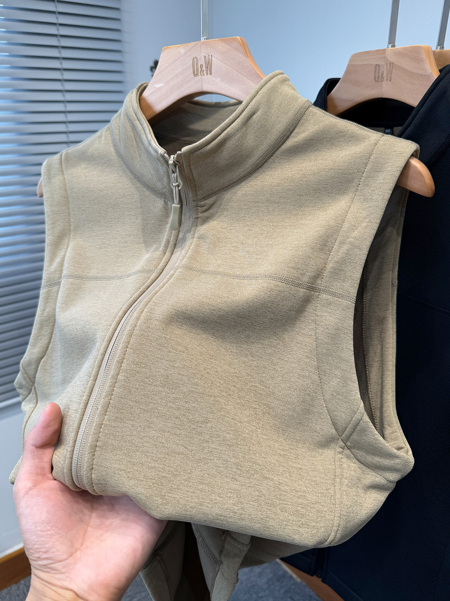 奥利绒加绒加厚马甲男款秋冬季运动休闲背心男装青年无袖坎肩立领,男装,常规马甲,淘宝优惠券,粉丝福利购,淘宝优惠卷