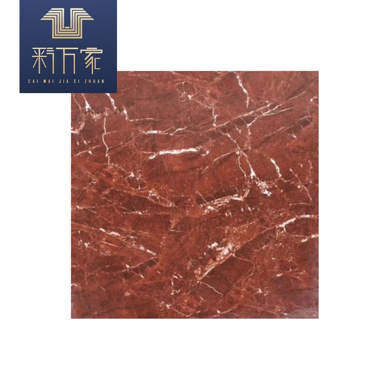 佛山全抛釉工程瓷砖600*600黑金花紫罗红深啡网银白龙蓝灰石瓷砖