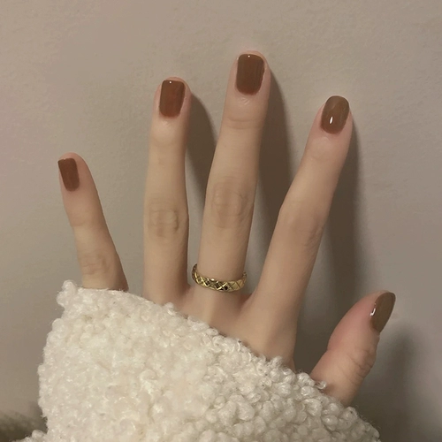 Янтарный отрывной демисезонный карамельный лак для ногтей, без сушки в лампе, быстрое высыхание, долговременный эффект, популярно в интернете, коллекция 2023