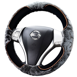 轩逸D型方向盘套冬季骐达奇骏逍客天籁劲客蓝鸟骊威楼兰西玛途乐