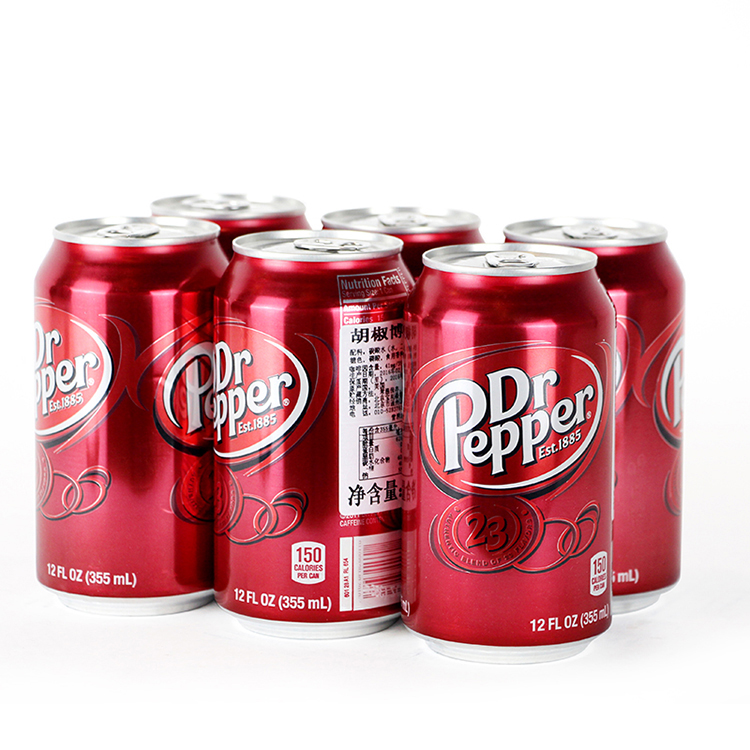 DR PEPPERÃÀ¹úºú½·²©Ê¿ÆûË®355ml*6Ìý×°½ø¿Ú̼ËáÒûÁÏÆûË®