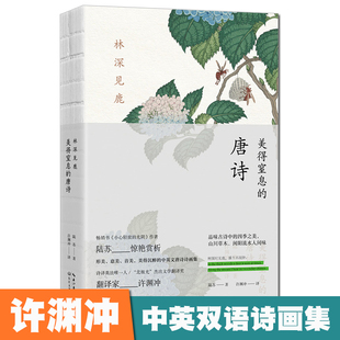 唐诗双语版 唐代诗词经典 董卿杨振宁钱钟书盛赞 英语学 林深见鹿：美得窒息 诺贝尔文学奖候选人许渊冲亲译 经典 书