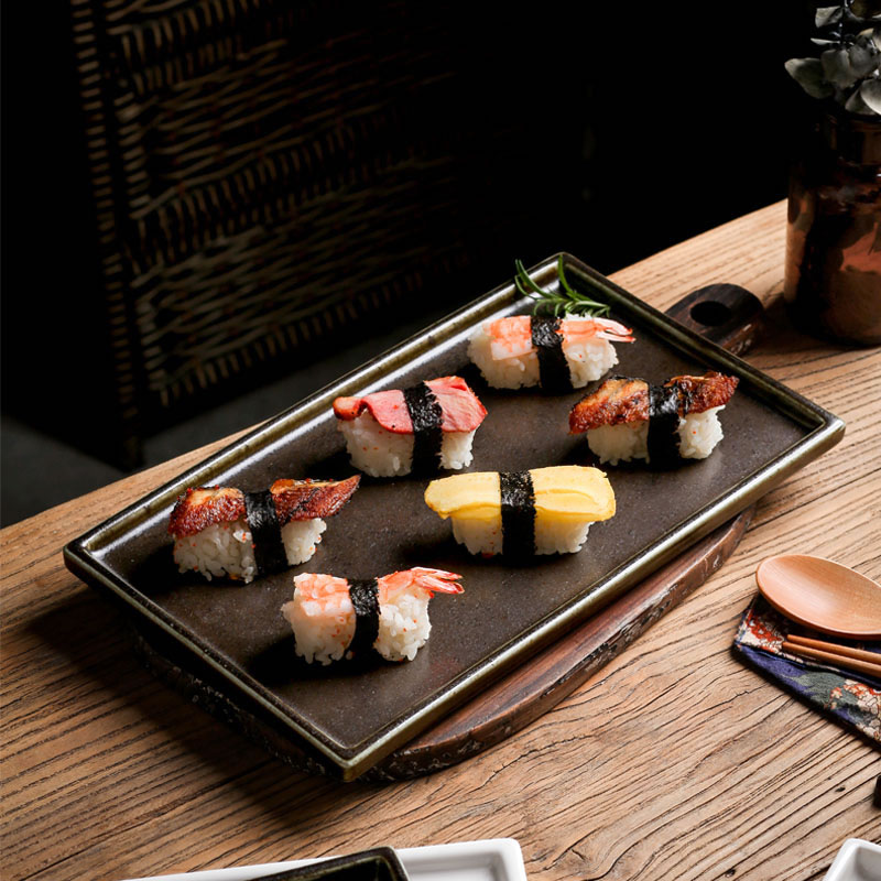 DXC陶瓷长方形盘子日式料理