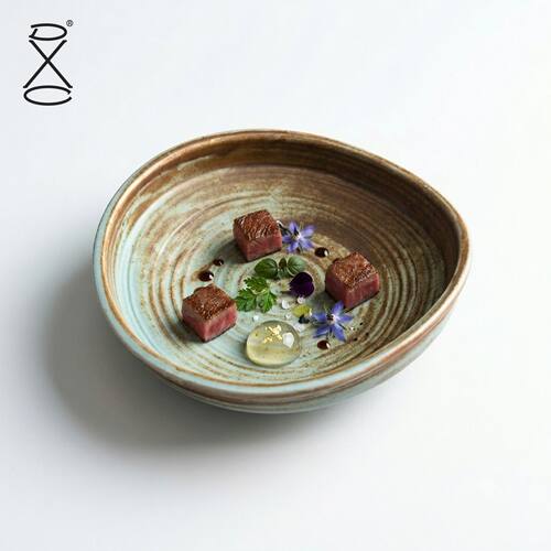 复古不规则家用创意日式10个汤盘