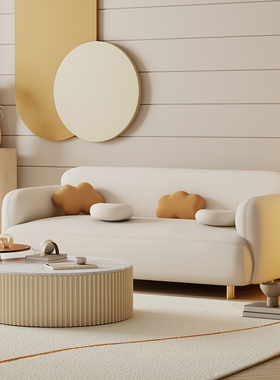 MUMA |丹麦设计|北欧简约防水沙发三人现代轻奢客厅小户型易打理