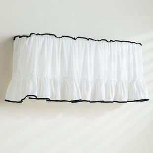 挂机空调罩2026新款开机不取卧室挂式空调挡风帘蕾丝挂式空调套罩