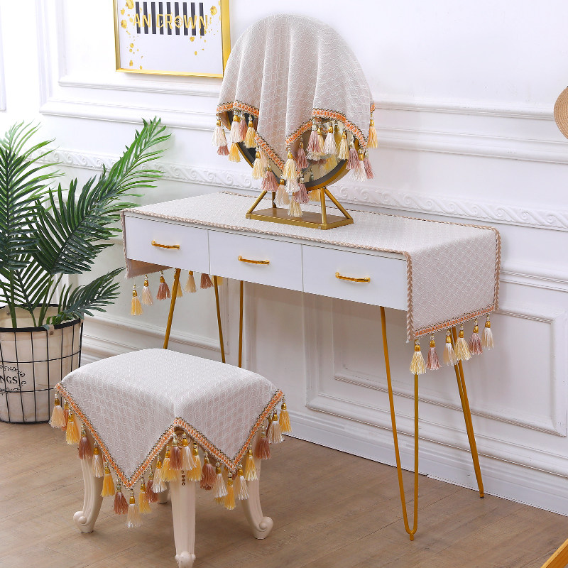 新中式梳妆台桌布遮镜罩化妆镜遮挡布电视柜床头柜盖布斗柜防尘罩,居家布艺,万能盖巾,淘宝优惠券,粉丝福利购,淘宝优惠卷