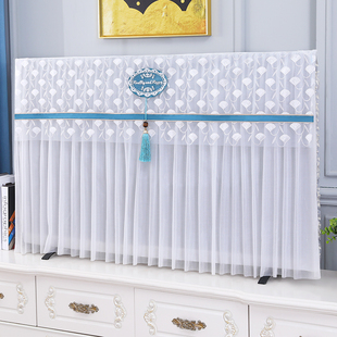 全包防尘电视罩简约风55寸65寸75寸电视机罩挂壁式 电视机盖布盖巾