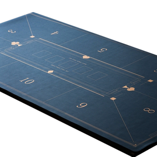 高端加厚德州扑克桌布垫专用橡胶筹码锁边桌垫德扑台布垫子可定制