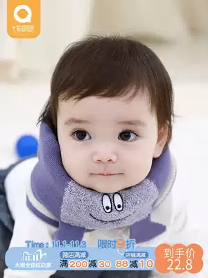 Baby scarf autumn and winter newborn children warm collar men and women Baby Cotton thick children Winter windproof neck sleeve