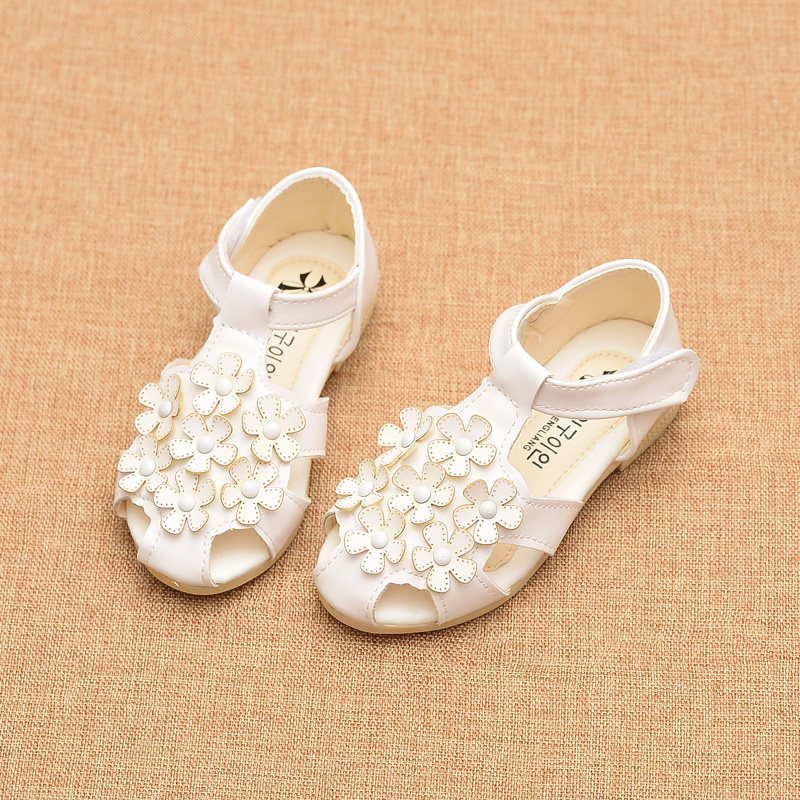 Sandales enfants en PU Baotou pour été - semelle caoutchouc - Ref 1053443 Image 5