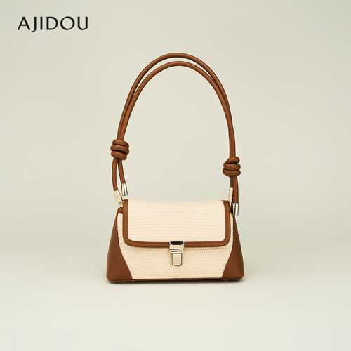 阿吉豆简约休闲斜挎包时尚通勤包