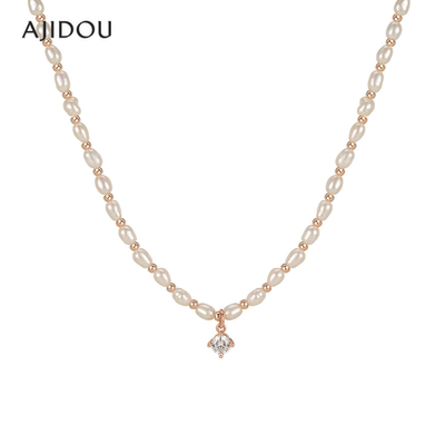 AJIDOU阿吉豆浪漫心叹号系列项链