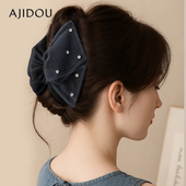 AJIDOU阿吉豆三角抓夹女款 发饰不伤发大鲨鱼夹高颅顶发抓高级头饰