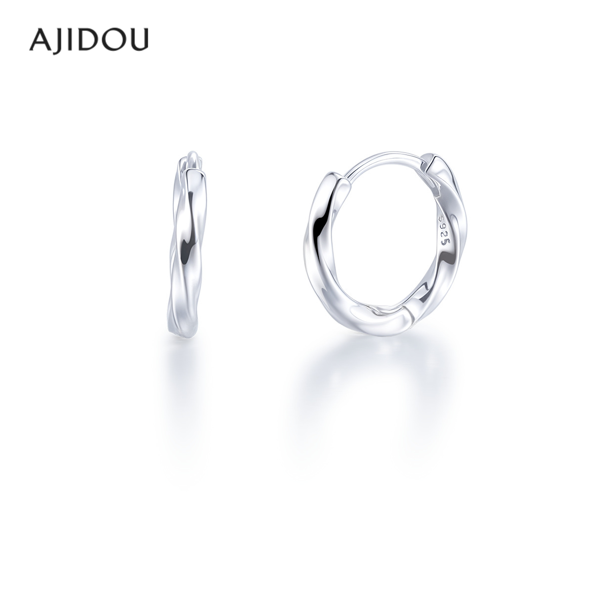 AJIDOU阿吉豆耳饰女S925银耳钉