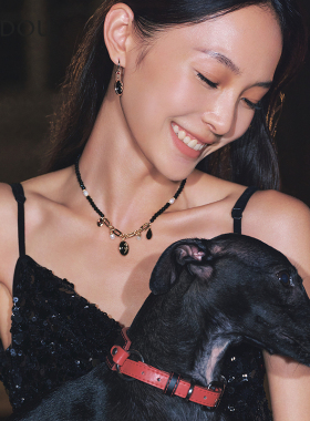阿吉豆女项链时光之约系列锁骨链