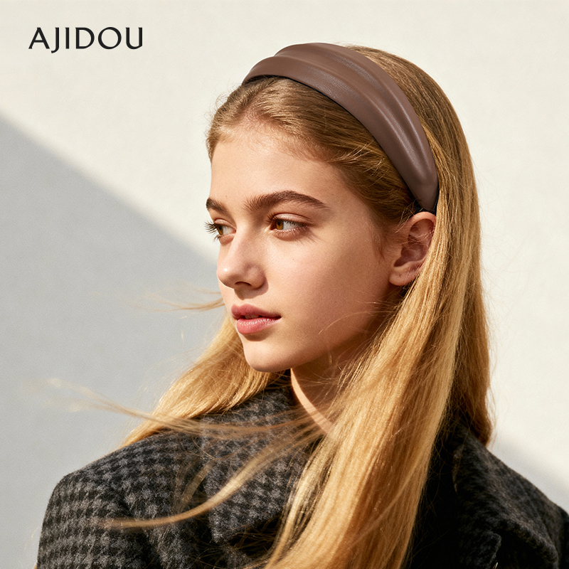 阿吉豆发饰女高颅顶发箍时尚头箍