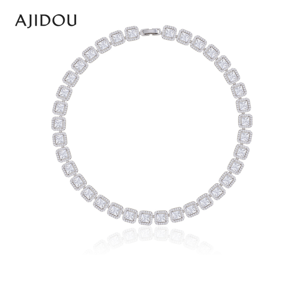 阿吉豆项链女闪耀颈链璀璨锁骨链