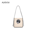 AJIDOU阿吉豆包包女单肩挎包小号可爱米奇校园运动旅行通勤背包