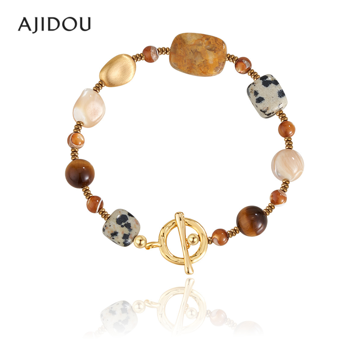 AJIDOU阿吉豆手串女款木变石首饰