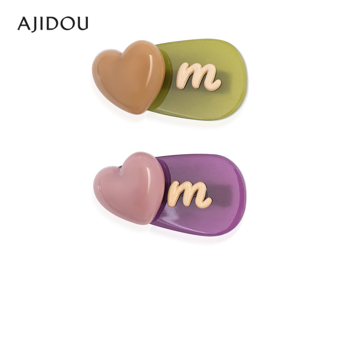 阿吉豆发饰女款复古鸭嘴夹侧边夹