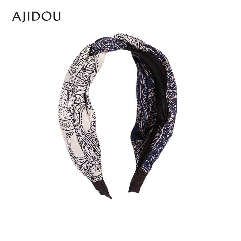 AJIDOU阿吉豆发箍女高颅顶时尚宽优雅头饰头饰专柜同款头箍发饰