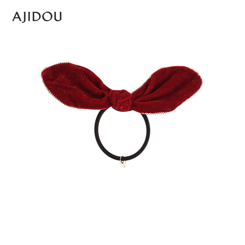 阿吉豆发圈迪士尼联名蝴蝶结发圈