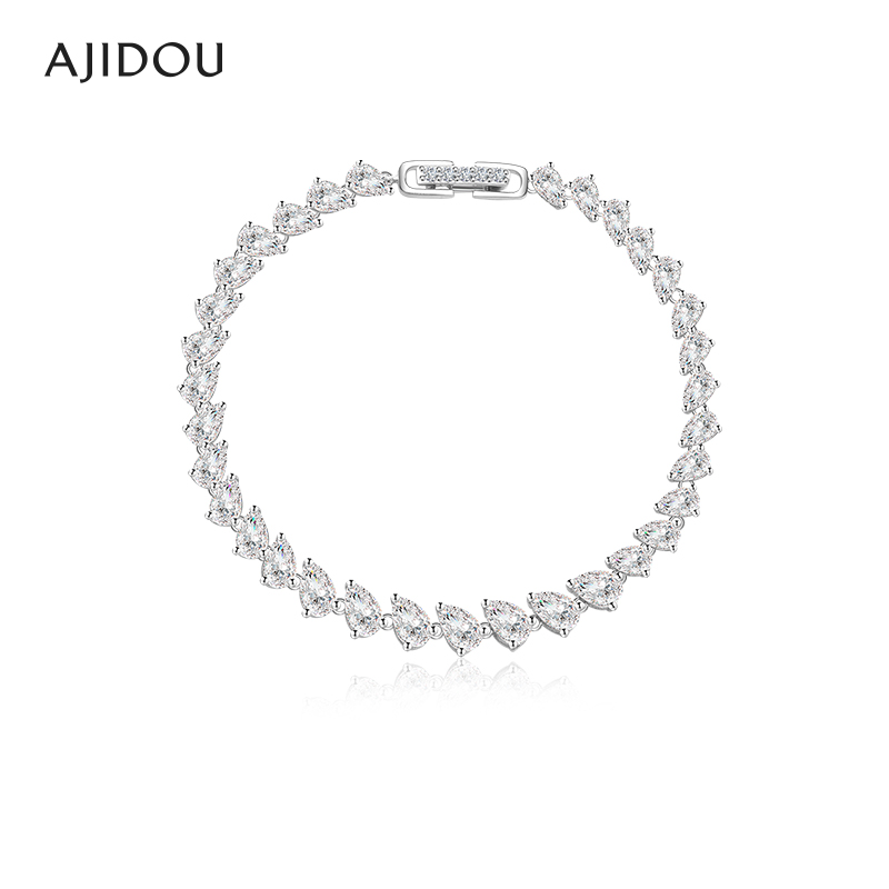 阿吉豆手饰女款满天星水滴手链子