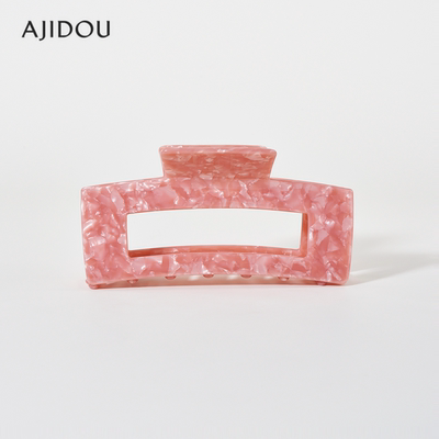 AJIDOU阿吉豆发夹大抓夹女线下专柜同款简约醋酸板材发饰饰品