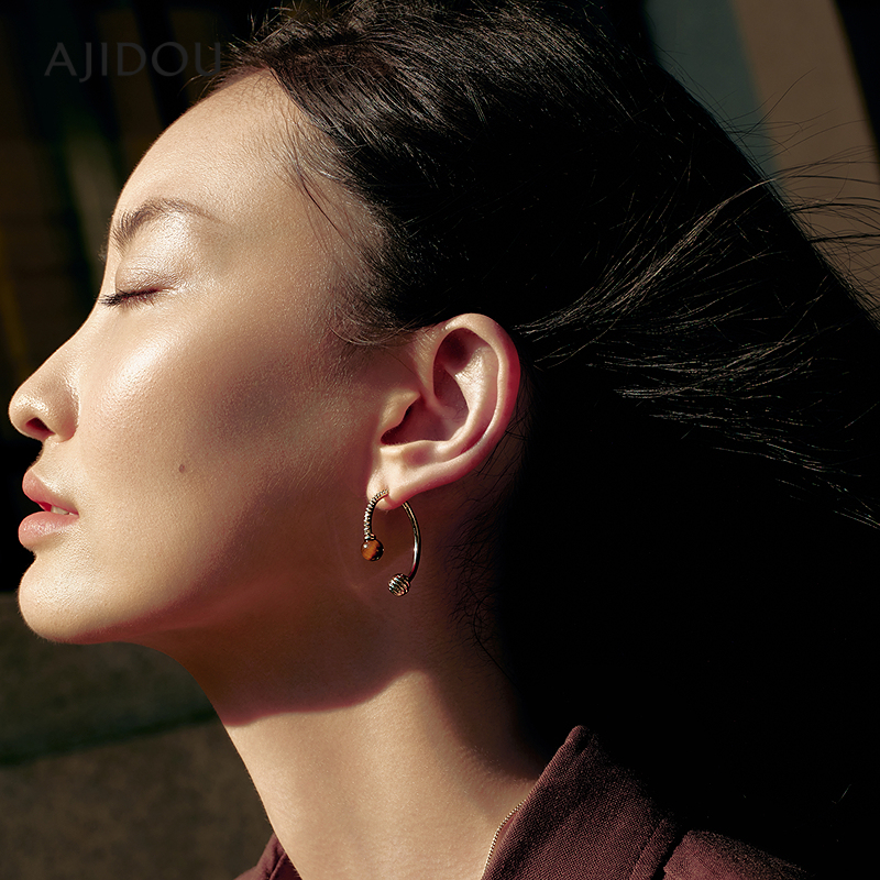 阿吉豆耳饰女款商场同款耳环耳坠