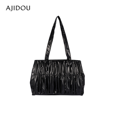 AJIDOU阿吉豆时尚女款单肩包休闲包包包袋通勤日常大容量潮流简约