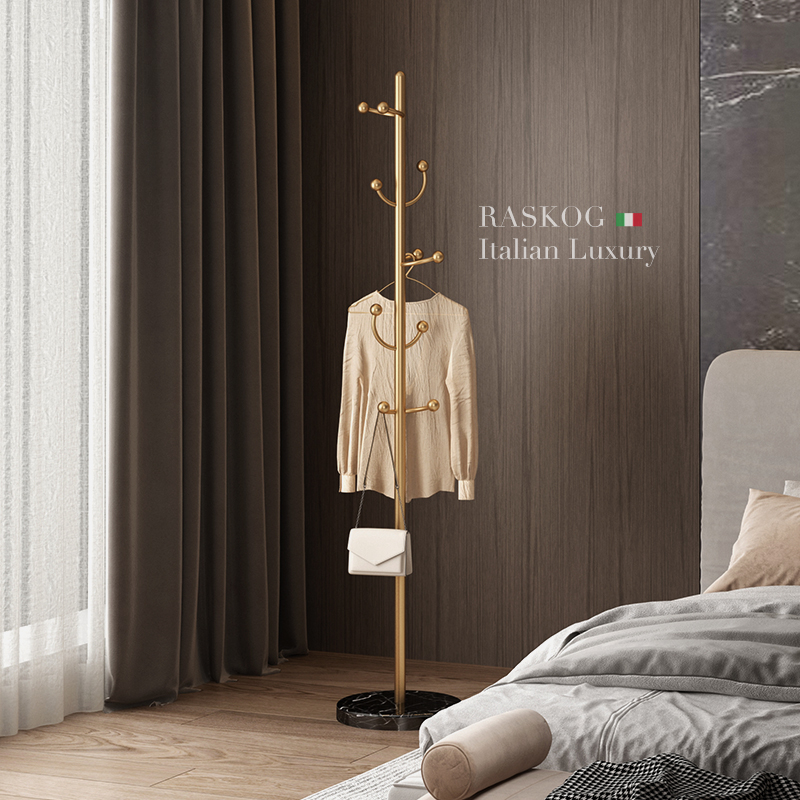 意式风玄关进门轻奢卧室挂衣架