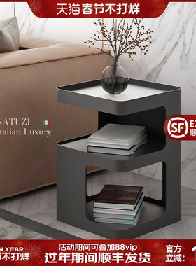 意式创意客厅沙发边几侧边柜角落小桌子现代角几边桌小茶几床头柜