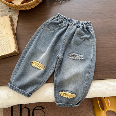 男童牛仔裤2025新款春秋儿童装