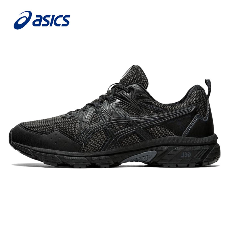 ASICS亚瑟士GEL-VENTURE 8缓震跑步鞋男透气轻便黑武士网面运动鞋