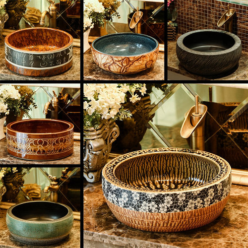 特价赵宋陶瓷台上洗脸盆