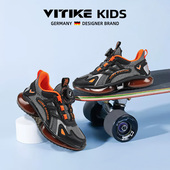 2024夏款 大网孔41码 跑步鞋 儿童运动鞋 单网镂空旋转纽扣青少年网鞋